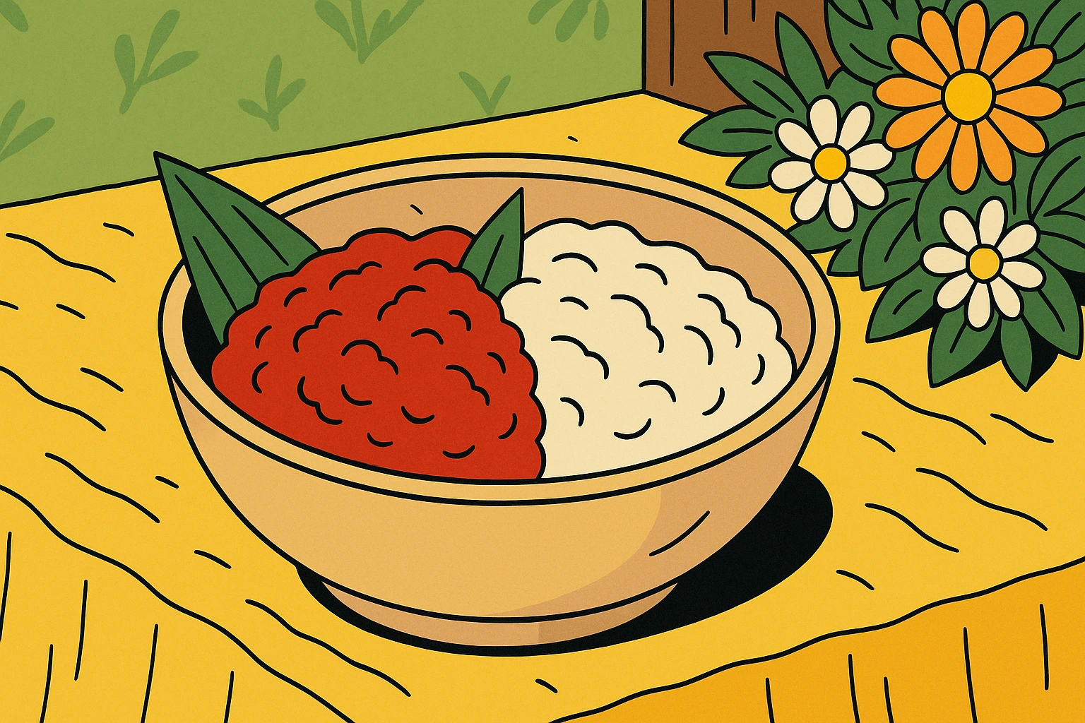 Bubur Merah Putih: Simbol Keseimbangan dalam Upacara Jawa