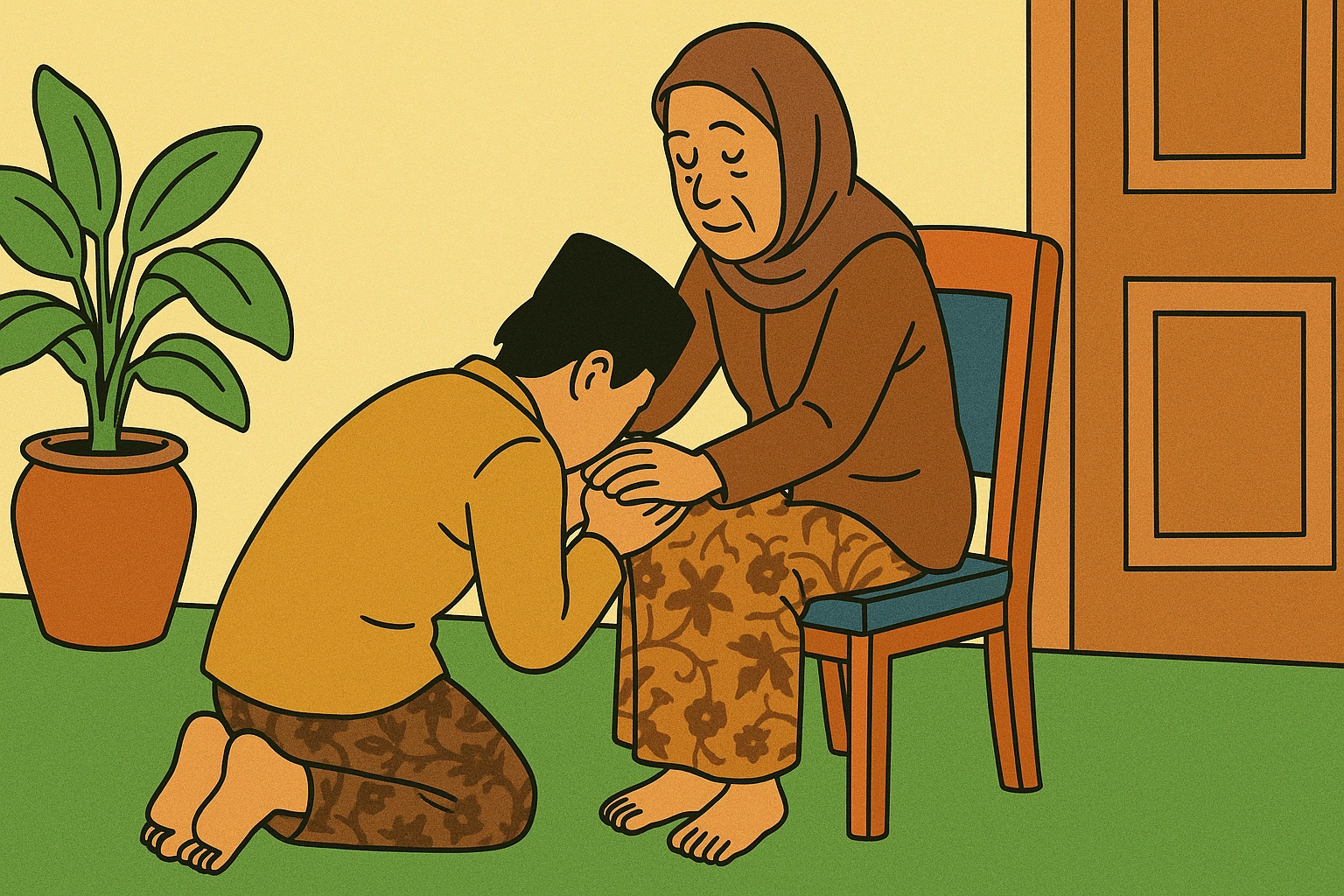 Budaya Sungkeman: Simbol Hormat dan Bakti dalam Keluarga Jawa