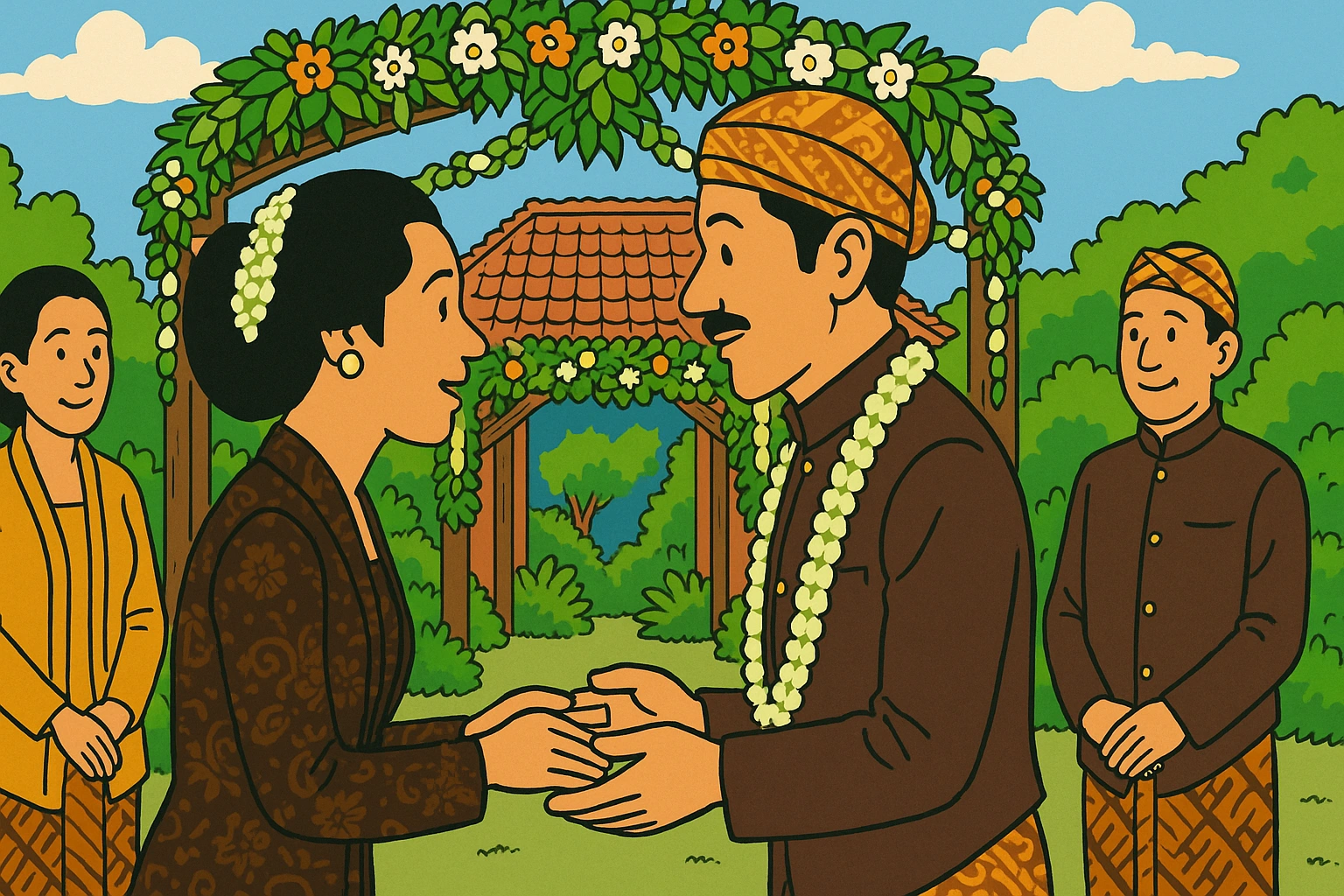 Temu Manten: Pertemuan Simbolis Pengantin Jawa