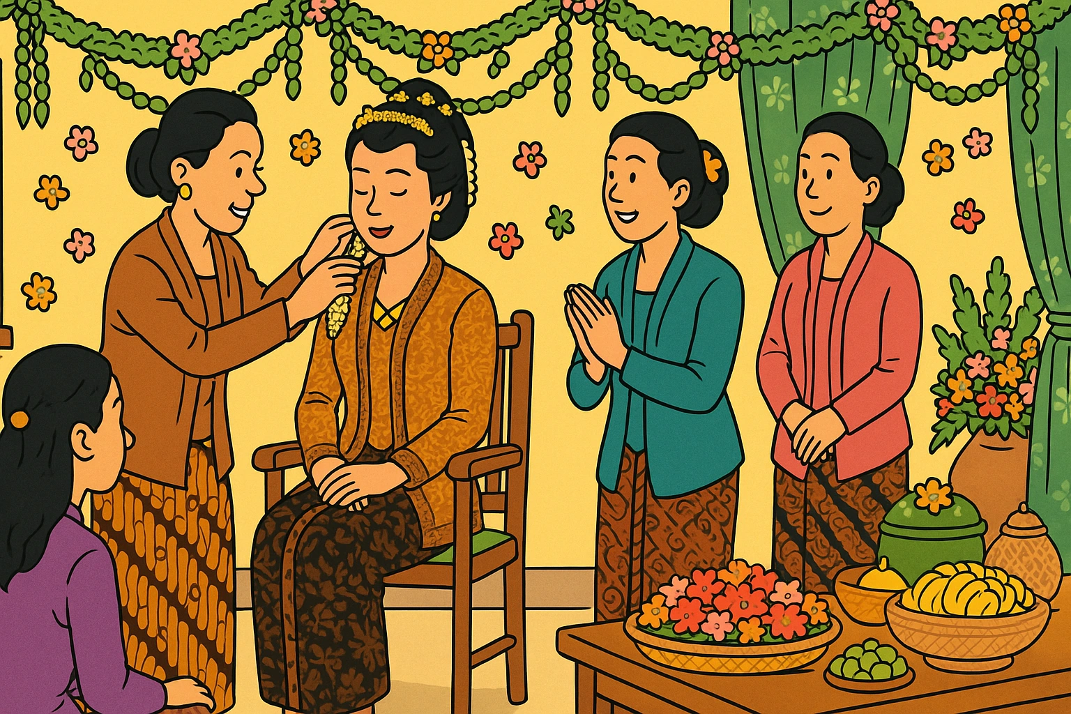 Midodareni: Malam Sakral Menjelang Akad Nikah